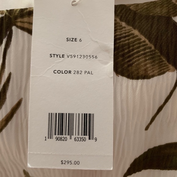 VINCE. wrap effect floral print crepe skirt - Picture 14 of 16